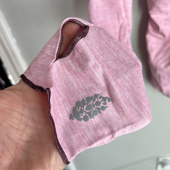 Free People Movement X HATCH LARGE Right On Run Layer Maternity Tops Pink Haze R - Picture 4 of 6